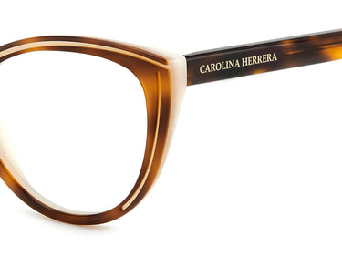 Designer Women Carolina Herrera Eyeglasses: HER 0171- Havana white- SpecSMART Eye Clinic (Zoom View)